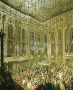 antonin dvorak a concert given by the young mozart in the redoutensaal of the schonbrunn palace in vienna Germany oil painting artist